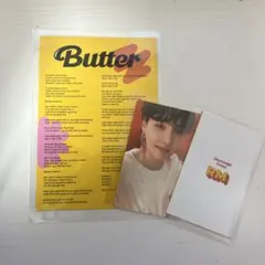 BTS Butter 歌詞カードとフォトカードセット