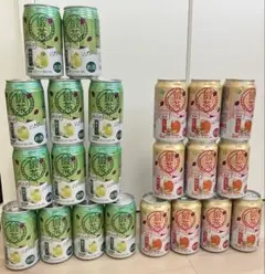 【合同酒精】鍛高譚 緑茶ハイ&紅茶ハイ 計22缶まとめ売りのサムネイル