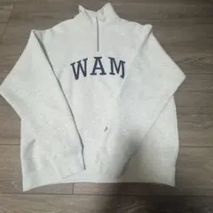 WATWING WAM ハーフジップスウェット グレー M - メルカリ