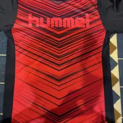 hummel プラクティスシャツ レッド ブラック Mのサムネイル