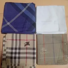 バーバリーメンズハンカチセット、ノバチェック他