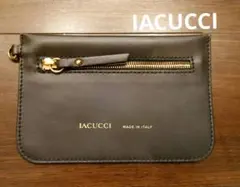 IACUCCI レザー インナーポーチ ブラック