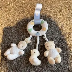 ★最終値下げ！familiar ベビーカー がらがらおもちゃクリップ付き