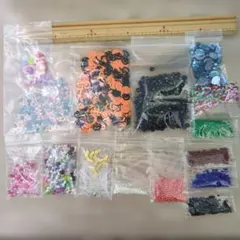 ビーズセット 多色 様々な形