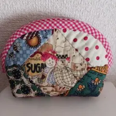 Raggedy Ann & Andy パッチワーク風ポーチ