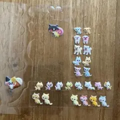 シール　ぷくぷく　ねこ　犬