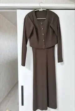 セットワンピース　ブラウン　Mサイズ