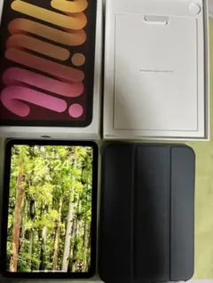 Apple iPad mini 第6世代 ピンク カバー付き