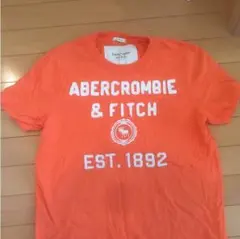 アバクロ Tシャツ オレンジ Ｍ