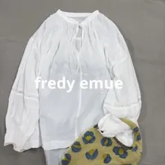 fredy emue リネン混スキッパーボリュームブラウス 麻 - メルカリ