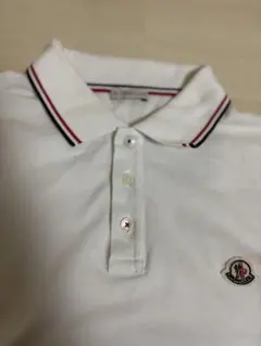MONCLER ポロシャツ ブルー トリコロールライン - メルカリ