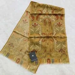 ETRO シルク / ウール ペイズリー柄 ストール