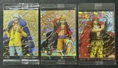 ワンピース ウエハース カード No.9 GR 三船長 ルフィ キッド ローのサムネイル