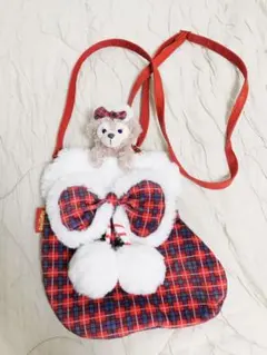 シェリーメイ クリスマス ショルダーバッグ スマホホルダー　上海ディズニー