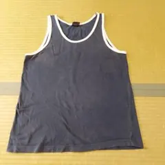 ネイビー ノースリーブタンクトップ M