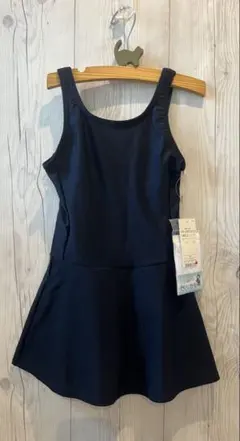新品★スクール水着 女の子 130cm ワンピース スカート付き 紺色