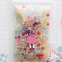 ラウンドビーズ　mix  小粒