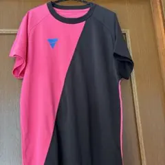 VICTAS 卓球ウェア S ピンク/ブラック