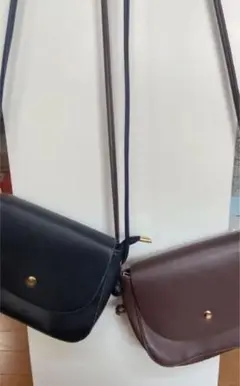 GRL ショルダーバック ブラウン ブラック セット