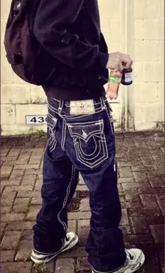 TRUE RELIGION Joey super T フレア 26 Y2K 平成 - メルカリ