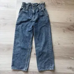 ダークブルー ウエストゴム 長ズボン キッズ