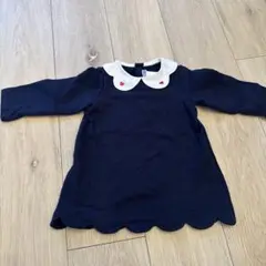 Jacadi ベビーワンピース 18M 81cm ネイビーのサムネイル