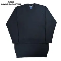 コムデギャルソン ニット COMME des ニットセーター ネイビー　Lサイズ コムデギャルソン ニット COMME des ニットセーター ネイビー Lサイズ