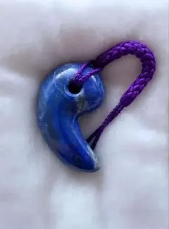 【鉱物標本】東京サイエンス　ラピスラズリ 勾玉