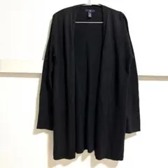 Gap ブラック カーディガン 長袖　レディース　ロング　　Mサイズ