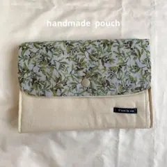 handmade*° 母子手帳ケース Olive blue