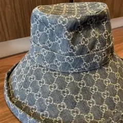 GUCCI GGキャンバス ワイドブリムハット 631958 M 57cm - メルカリ