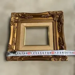 装飾的ゴールド油彩額縁・中古品・アンティーク