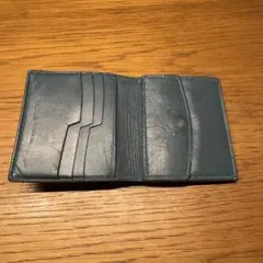 MAISON TAKUYA 二つ折り財布 レザー クロコ型押し ブルー系 MAISON TAKUYA 二つ折り財布 レザー クロコ型押し ブルー系 - メルカリ