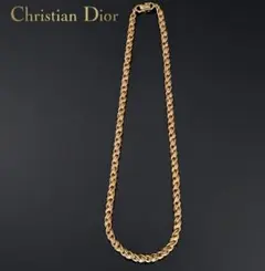クリスチャンディオールチェーンネックレス ゴールド ヴィンテージ