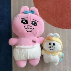 おぱんちゅうさぎ　んぽちゃむ　ぬいぐるみセット