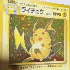 ライチュウ 全面ホロ 渦巻きホロ 十字ホロ 旧裏 希少 化石の秘密