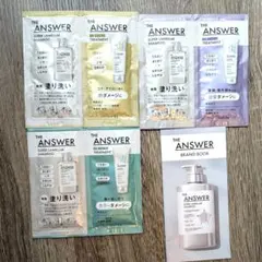 【新品未使用品】THE ANSWER ヘアケア サンプルセットのサムネイル