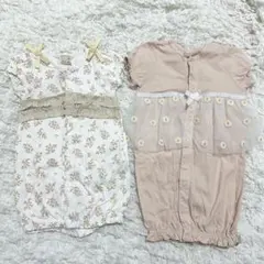 プティマイン 新生児 2wayオール 女の子 50〜70