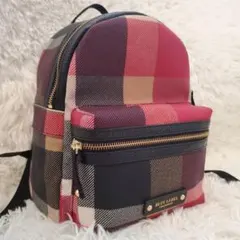 ⭐未使用級⭐ブルーレーベル クレストブリッジ　チェック　ミニ リュック 2025年最新】ブルーレーベル クレストブリッジ リュックの人気アイテム