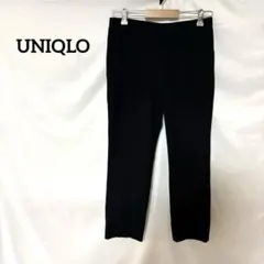 ♦︎UNIQLO スリムフィットパンツ ゴムウエスト Lブラック　カジュアル