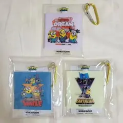くら寿司 ミニオンズ クリアポーチ 3種セット