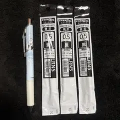 スヌーピー エナージェルボールペン0.5mm 替芯3本付