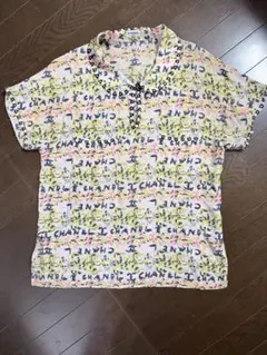 CHANEL 花柄ポロシャツ 半袖のサムネイル