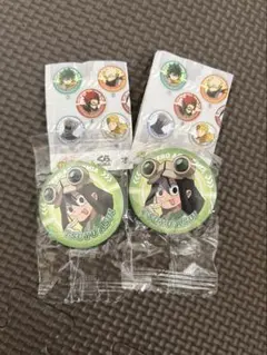 ヒロアカ くら寿司コラボ ビッくらポン 缶バッジ 蛙吹梅雨 2個セット