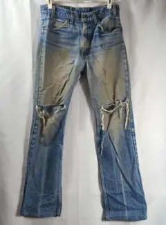 70-80s USA製 Levi`s 646 オレンジタブ クラッシュデニム - メルカリ