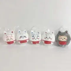 ちいかわ もぐもぐ本舗 伏見稲荷店 限定 稲荷だるまぬいぐるみ ５種セット