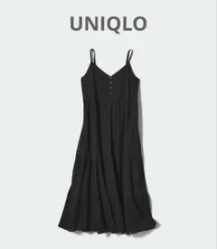 UNIQLO クリンクルコットンキャミソールワンピース ユニクロ
