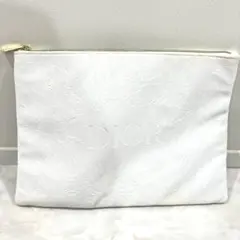 Dior ディオール ノベルティ ベロアポーチ　白