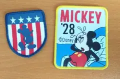 ディズニー ミッキーワッペンセット
