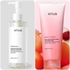 Anua アヌア　ドクダミ クレンジングオイル& 桃 クレンジングフォーム